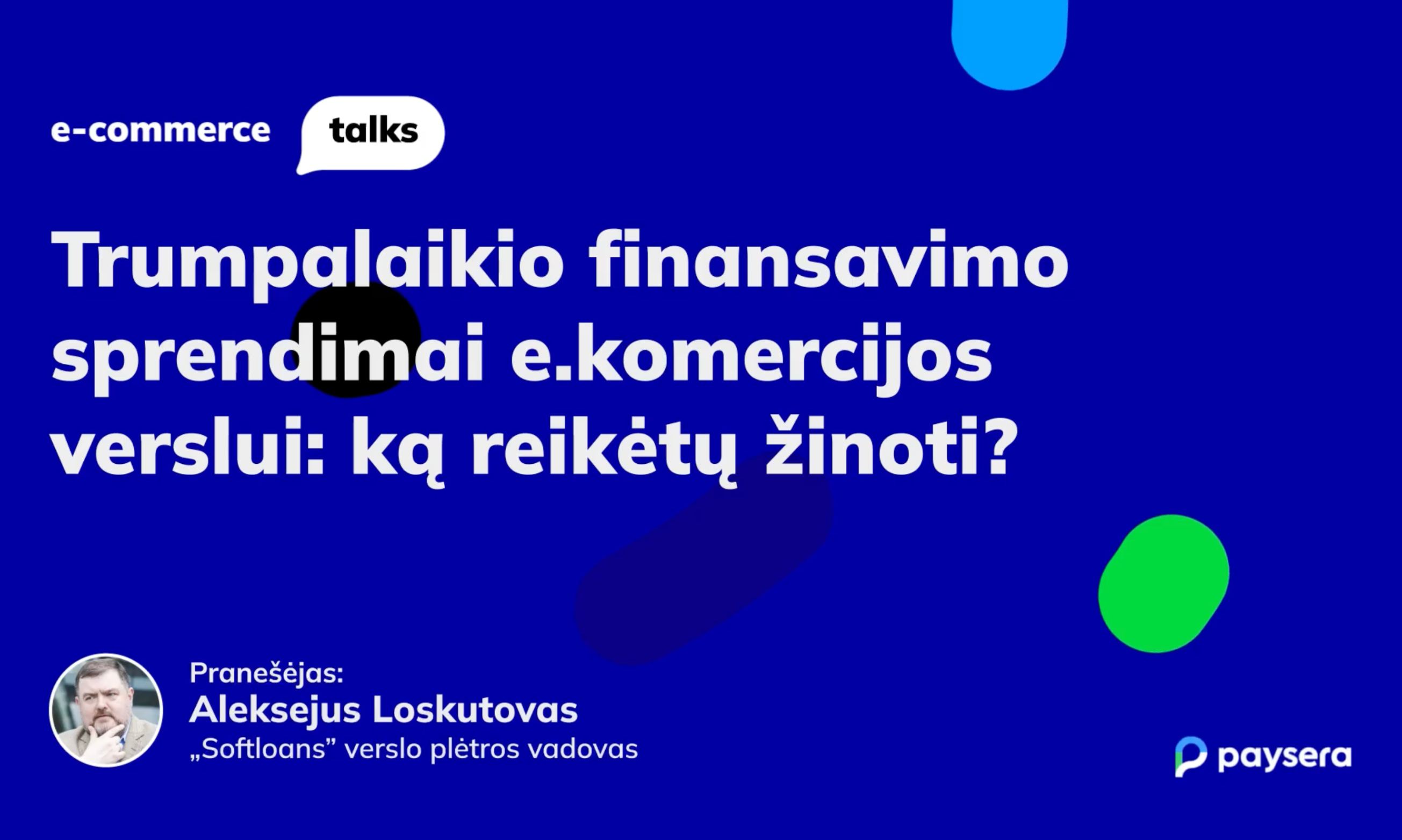 E-commerce talks by PayseraLT